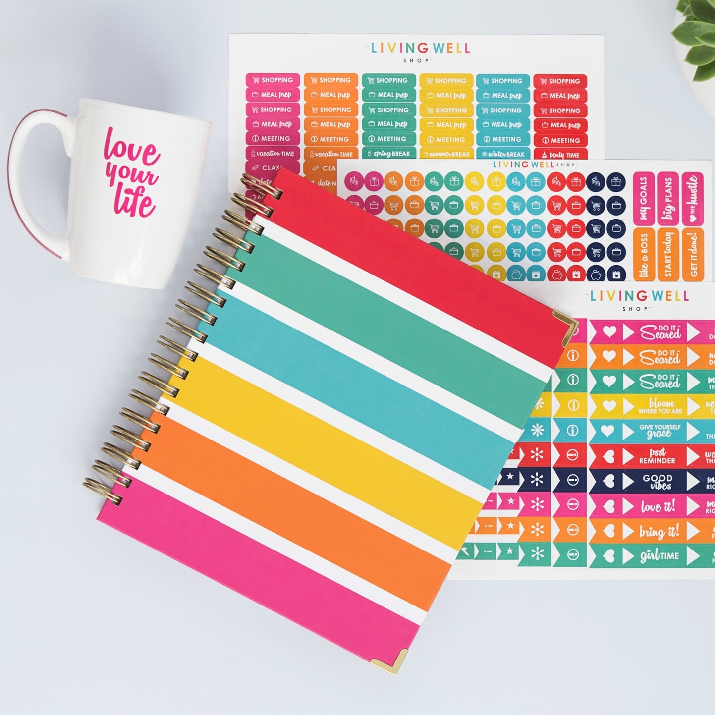 Keep Your Life on Track All Year Long | The Living Well Planner® | The Only Planner You Will Ever Need | Organize Your Life