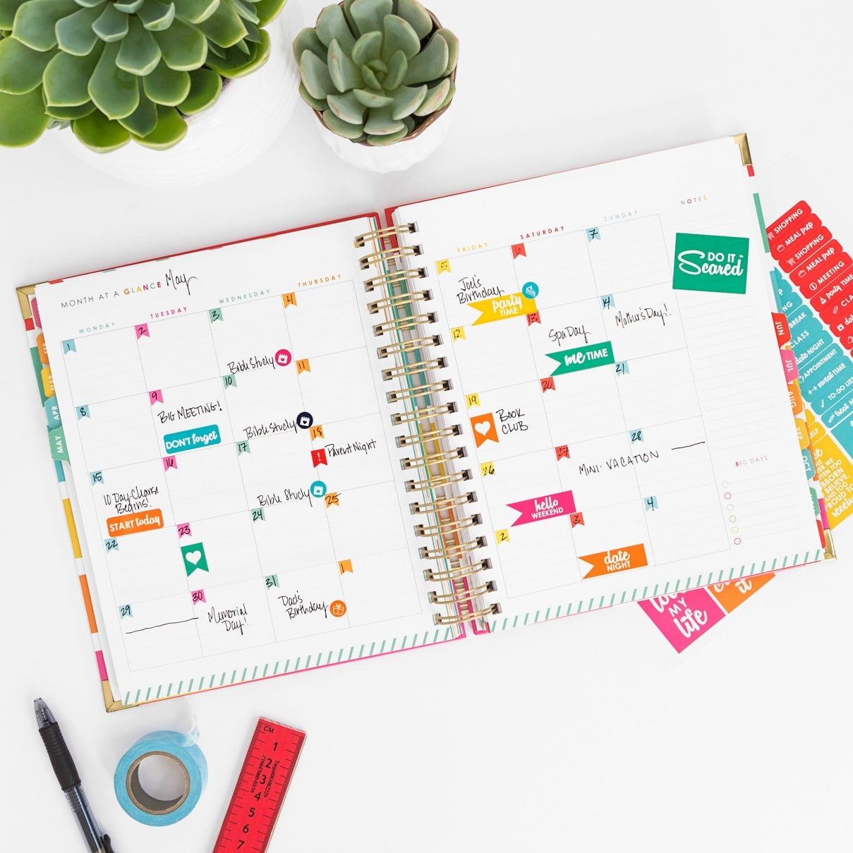 Keep Your Life on Track All Year Long | The Living Well Planner® | The Only Planner You Will Ever Need | Organize Your Life