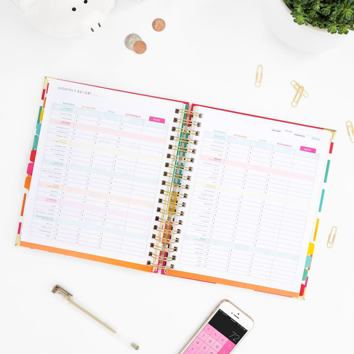 Keep Your Life on Track All Year Long | The Living Well Planner® | The Only Planner You Will Ever Need | Organize Your Life