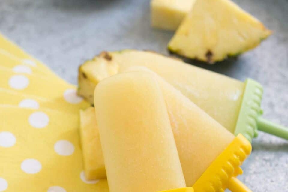 Pina Colada Ice Pops