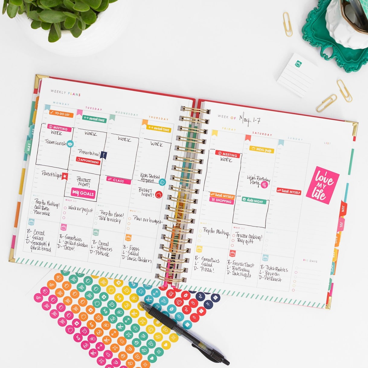 Keep Your Life on Track All Year Long | The Living Well Planner® | The Only Planner You Will Ever Need | Organize Your Life