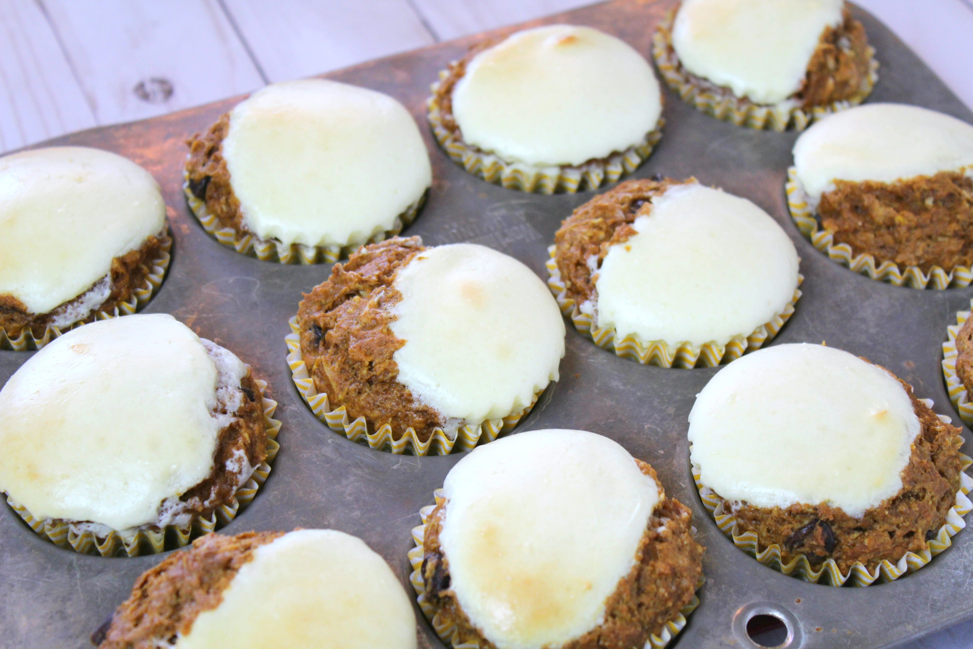 Once golden brown, remove from oven and cool on the counter. 