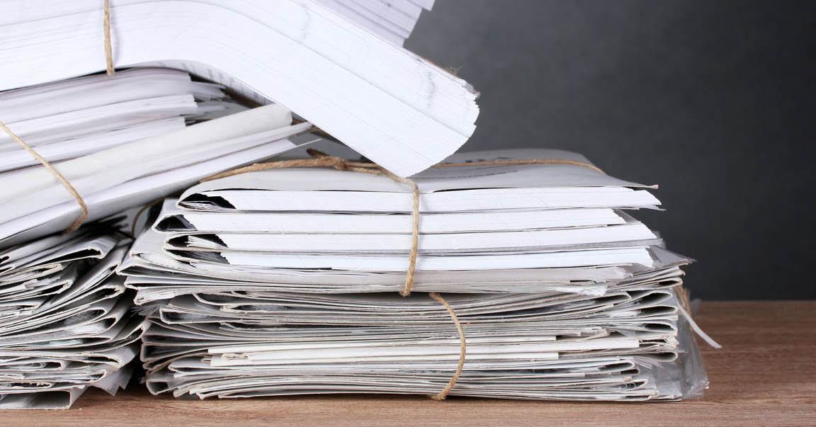banish your paper piles 8 simple ways to eliminate paper clutter can you legally put flyers in newspaper boxes