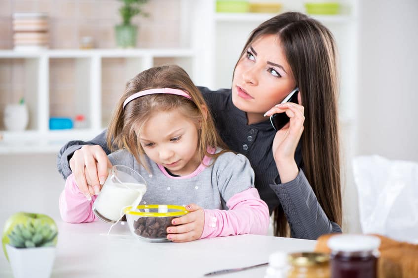 Life's distractions like taking care of your kids can cause people to procrastinate. 