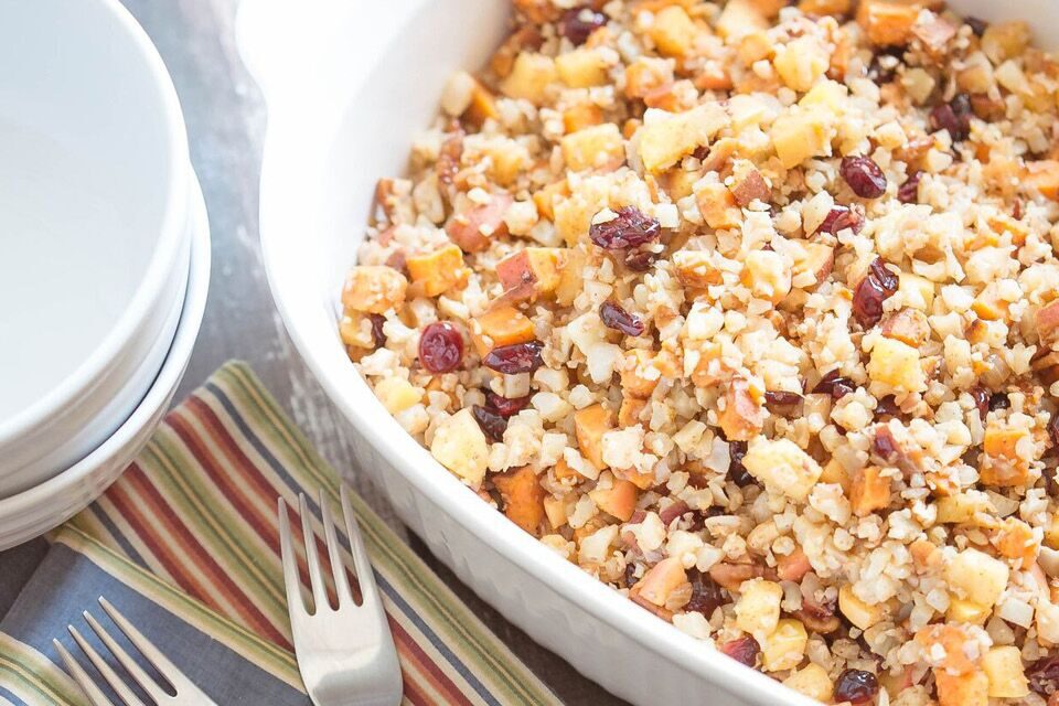 Cauliflower and Pecan Stuffing