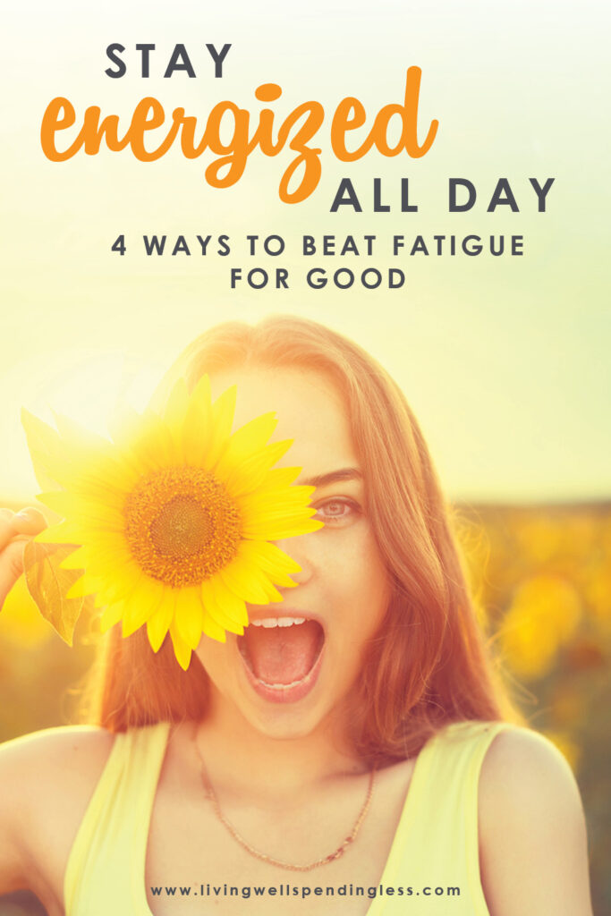 Wish you knew how to stay energized all day? Here are some helpful strategies for permanently eliminating fatigue for good! #selfcare #motivation #eliminatestress #selfcaretips