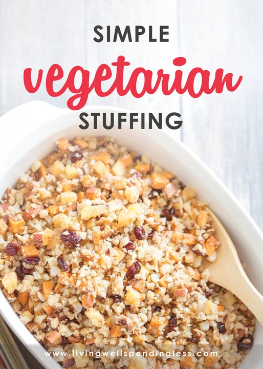 Cauliflower and Pecan Stuffing | Vegetarian Side Dish for Thanksgiving | Vegetarian Recipe | Food Made Simple | Holiday Recipe | Unique Holiday Meals | Thanksgiving Side Dishes