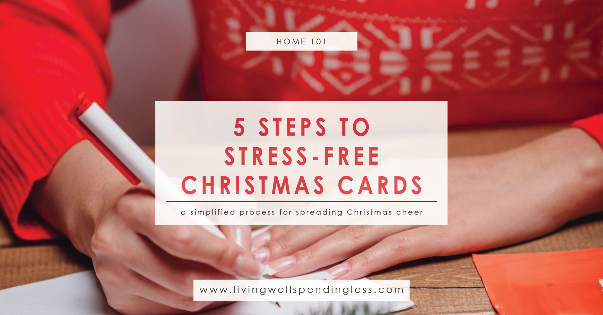 5 Steps to Stress-Free Christmas Cards  Holiday Planning Tips