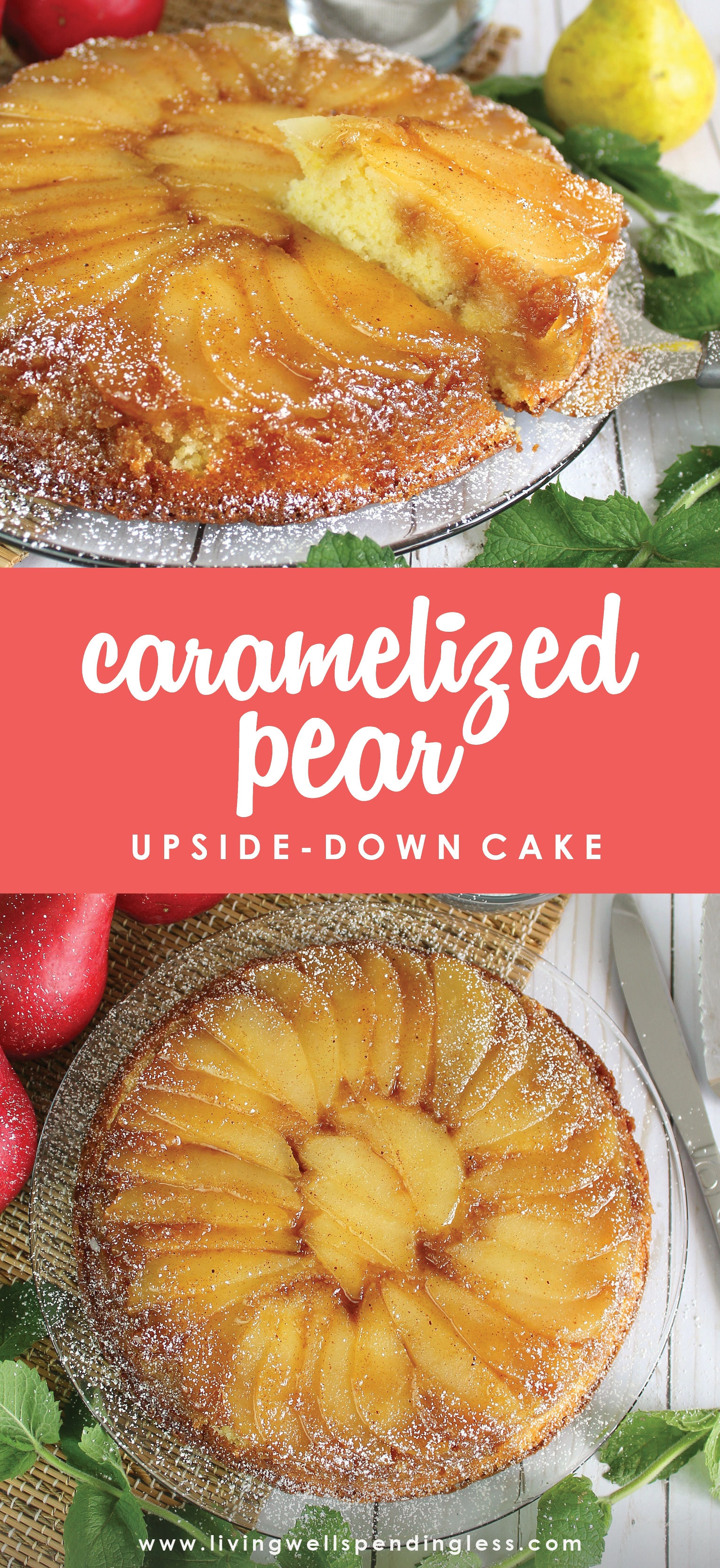 Mmmmm.....sweet but not too sweet, with a little cornmeal texture.....this Caramelized Pear Upside Down Cake might just be the world's most perfect dessert!
Caramelized Pear Upside-Down Cake | Fruit Desserts | Easy Dessert Recipes | Food Made Simple | Fall Recipes