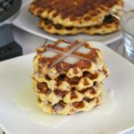 Cinnamon Roll Waffles with Creamy Maple Glaze | Easy Cinnamon Roll Waffles | Waffle Recipe | Breakfast Meal