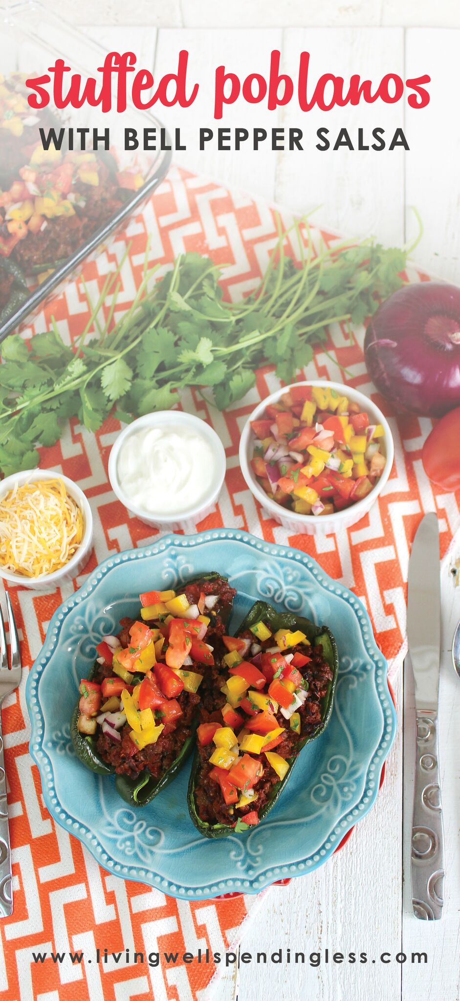 Stuffed Poblanos with Bell Pepper Salsa, Easy Stuffed Poblanos | Healthy Stuffed Poblanos | Food Made Simple | Kid Friendly Meals | Kids in the Kitchen | Dinner Recipe | Mexican Food Recipe