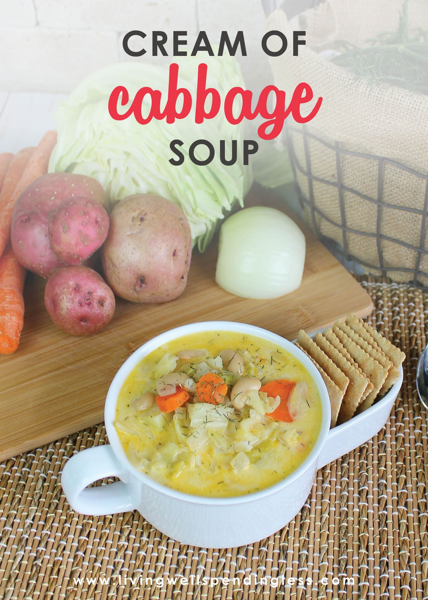 Need a creative recipe for your winter vegetables? Nothing beats soup to warm up on a cool day. You get both with our Cream of Cabbage Soup that even the kids will enjoy.