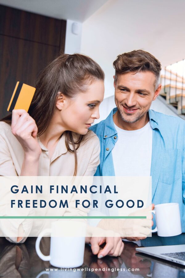 Feel like you'll never reach financial freedom? If so, know that while it might be challenging, it's VERY DOABLE! These 8 strategies will help you get out of debt and gain financial freedom for good! #financialfreedom #debtfree #debtfreeliving #moneysavingtips #moneyhacks #moneymanagement #daveramsey #financialpeace #fpu #smartmoney