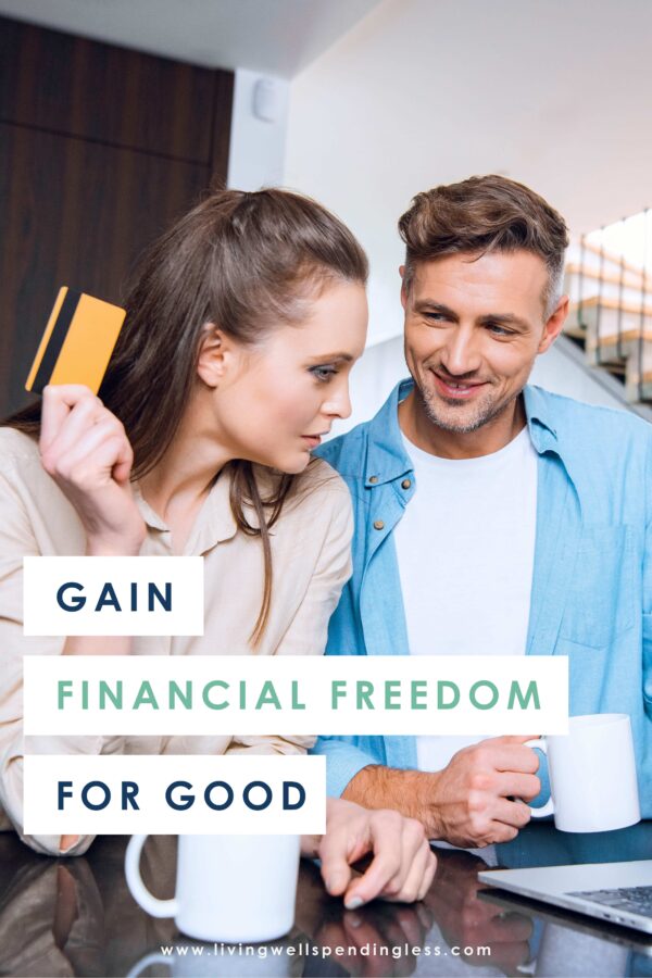 Feel like you'll never reach financial freedom? If so, know that while it might be challenging, it's VERY DOABLE! These 8 strategies will help you get out of debt and gain financial freedom for good! #financialfreedom #debtfree #debtfreeliving #moneysavingtips #moneyhacks #moneymanagement #daveramsey #financialpeace #fpu #smartmoney