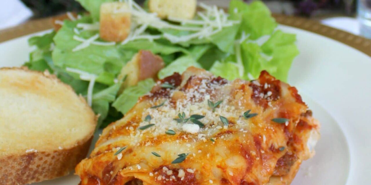 “Meaty” Vegetarian Lasagna