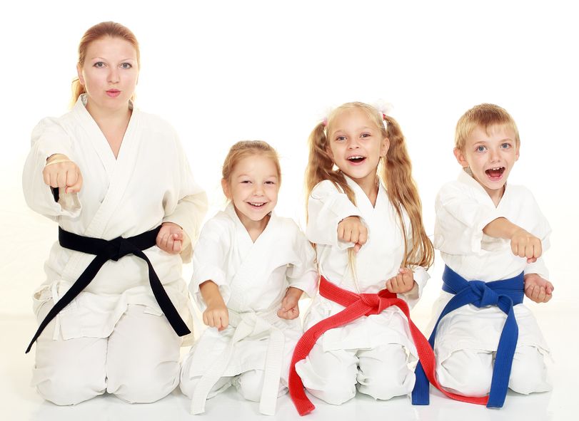 Learning new activities like karate is a unique way to have fun as a family. 