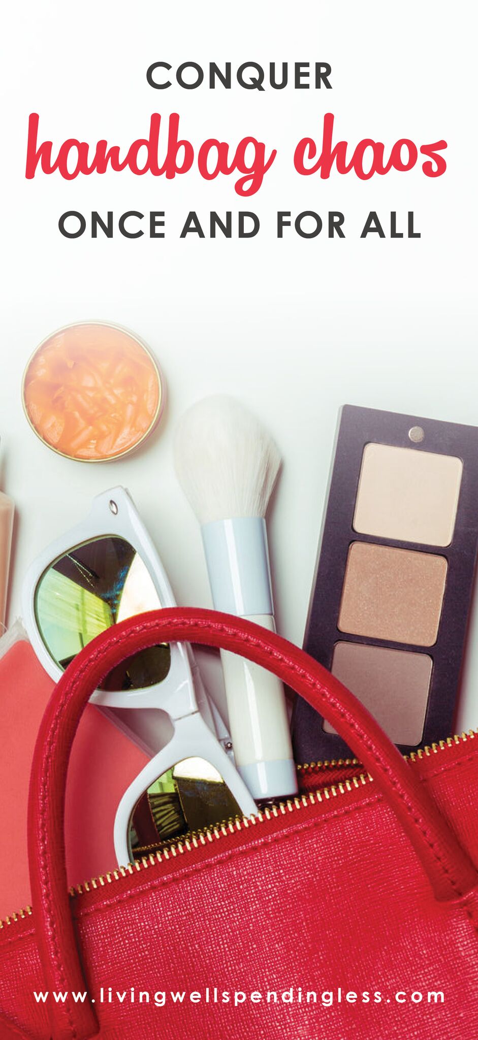 Conquer Handbag Chaos Once and For All⎢How to Organize Your Purse⎢Organization ⎢Cleaning ⎢Women's Purses
