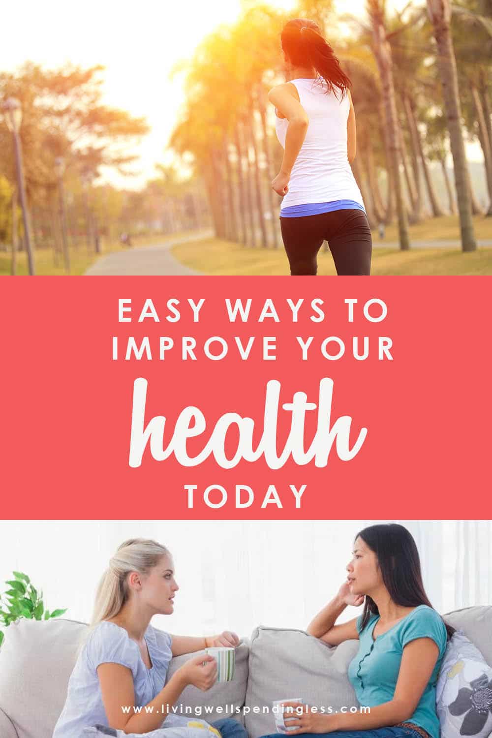 Want to feel good and be happier this Spring? These easy ways to improve your health will change your life and transform your everyday habits for the better! Start small and build up to bigger habits that will get you where you want to be in no time. #lifetips #healthy #health #healthandfitness #healthtips #springintoshape