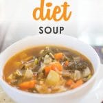 Am I the only one that ate a few too many goodies during the holidays? No? Then maybe you will enjoy my famous Winter Diet Soup recipe. It's healthy, flavorful, and will help you shed some holiday pounds. Just one batch can last a whole week, so it's budget friendly too!
