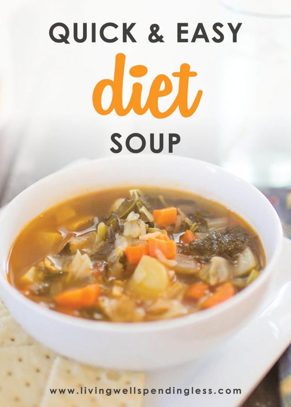 Am I the only one that ate a few too many goodies during the holidays? No? Then maybe you will enjoy my famous Winter Diet Soup recipe. It's healthy, flavorful, and will help you shed some holiday pounds. Just one batch can last a whole week, so it's budget friendly too!