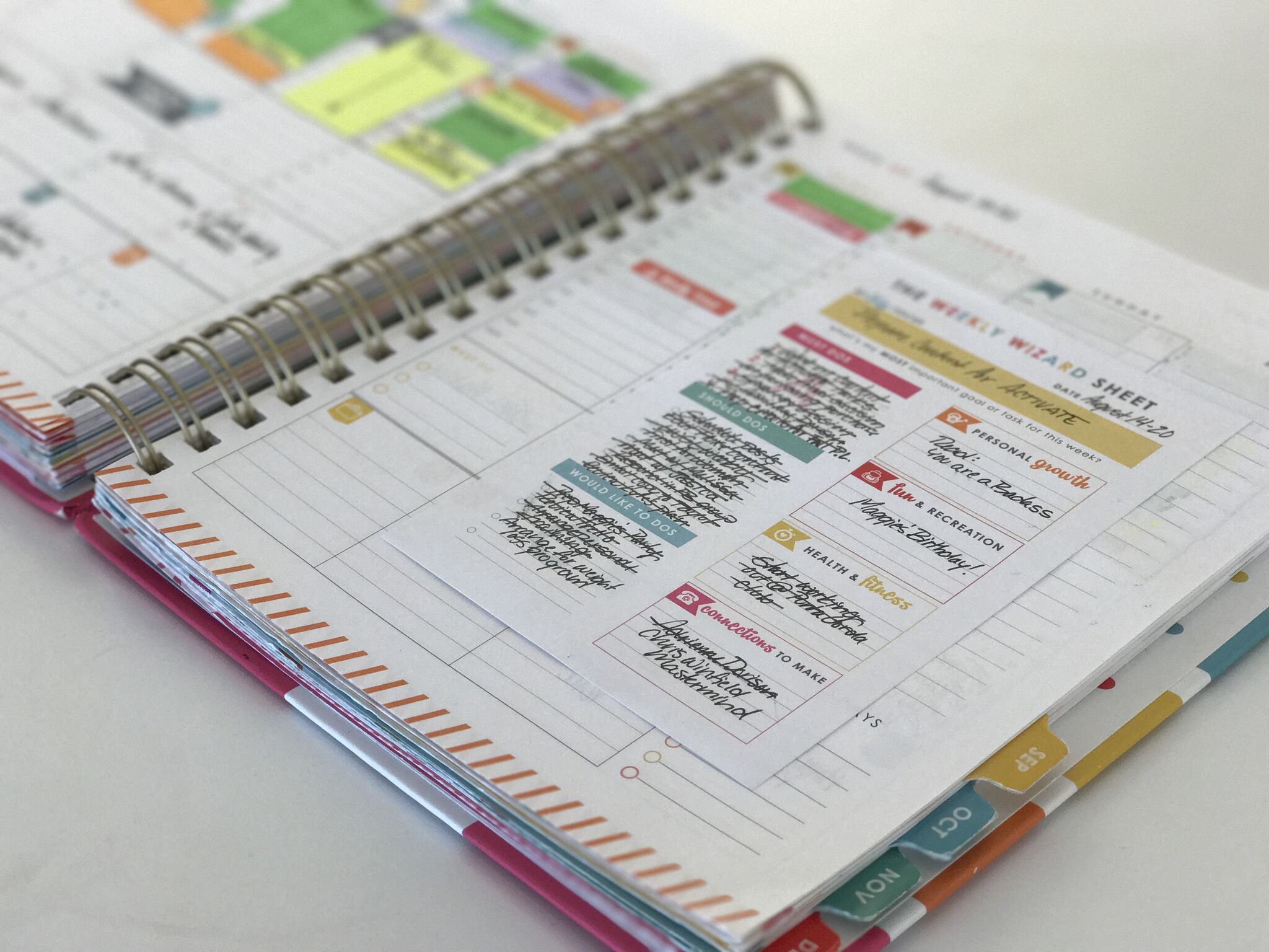 A planner is the perfect way to get your affairs in order - and it will totally help reduce your stress
