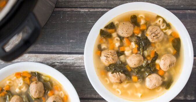 Easy Italian Wedding Soup | Instant Pot Soup Recipe | Crock Pot Soup Recipe | Food Made Simple | Quick Dinner Recipe | Best Italian Wedding Soup Recipe