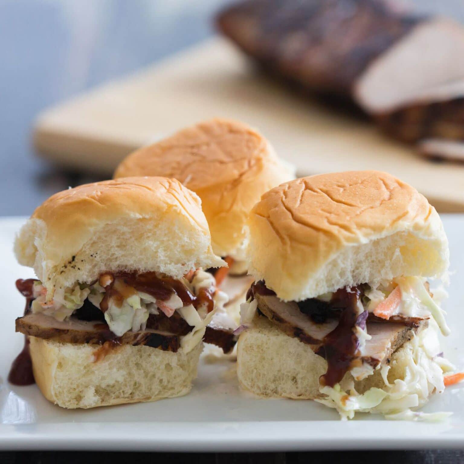 Pork Sliders with Slaw