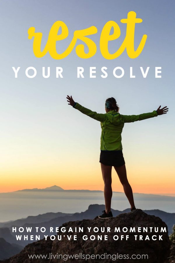 Feel like February has already gone off the rails? It’s easy to let the busyness of life keep you from crushing those goals you set (or at least thought about) in January, but the truth is that this is actually the perfect time to hit reset and get back on track to make those goals a reality--here's why!
Resolution Reset ⎢ How to Regain Momentum on Your Goals ⎢ New Year’s Resolutions ⎢ Goal Setting ⎢ Intentional Living ⎢ Living Well ⎢ Living Well Planner ⎢ Reset Your Resolve