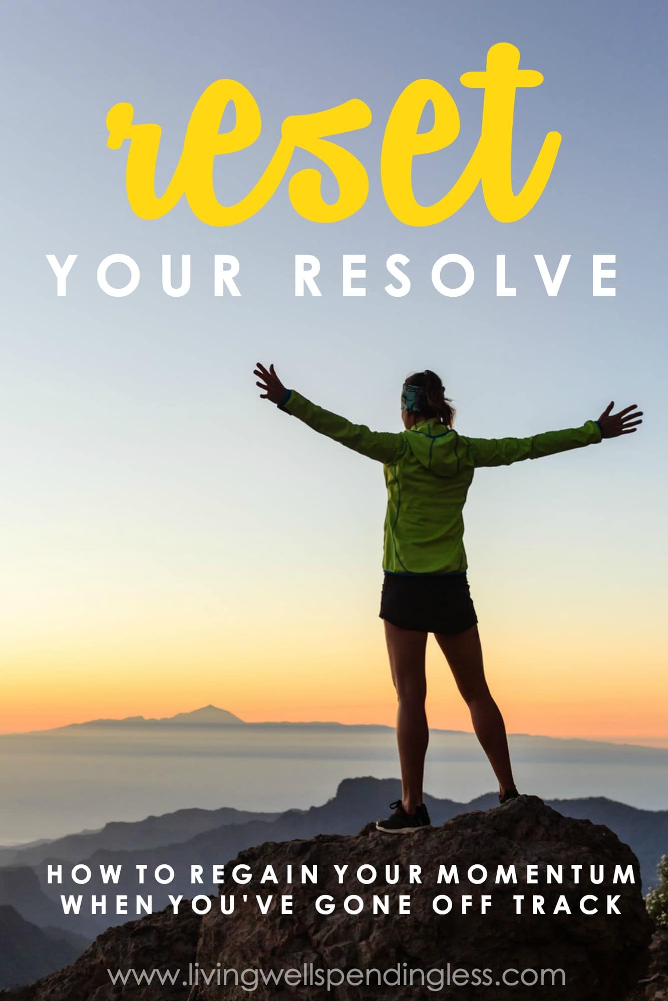 Reset your resolve and get back on track!