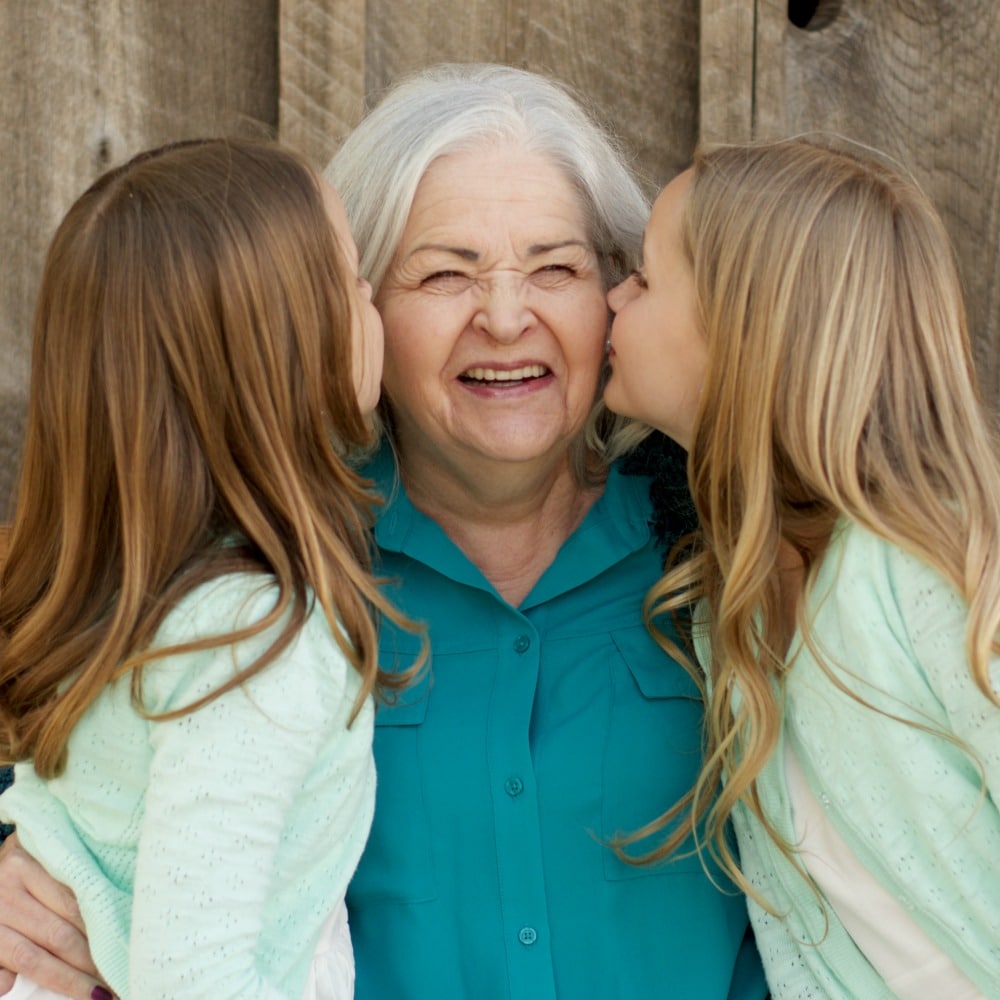 Ruth's mother and her loving granddaughters