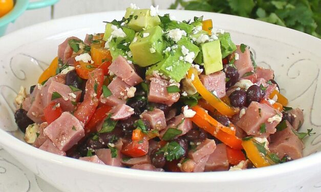 Fresh Ham and Black Bean Salad