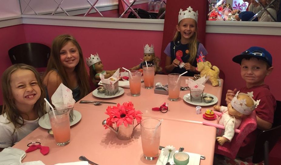 The American Girl Doll Place is great for a birthday party celebration. 