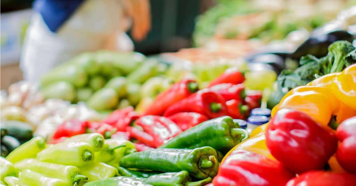 Green Bell Pepper at Whole Foods Market