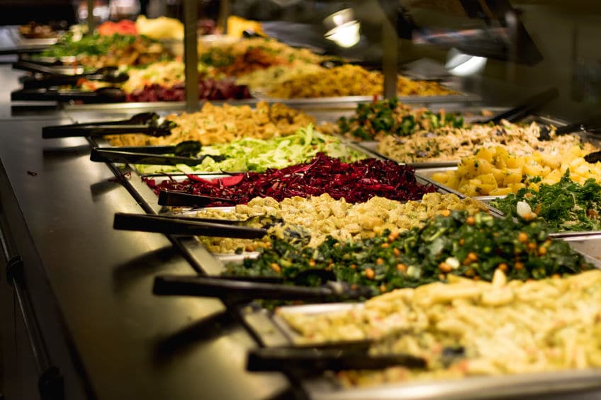 Be mindful with the weight of the ingredients you choose at the Whole Foods salad bar to avoid higher prices. 