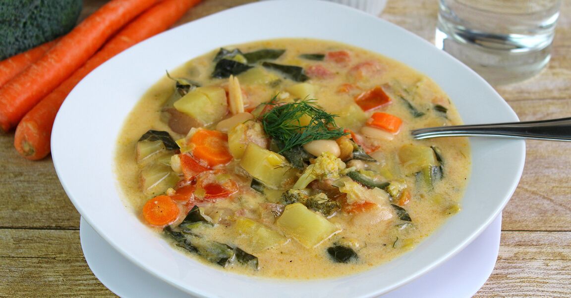 Creamy Dill Vegetable Soup Living Well Spending Less®