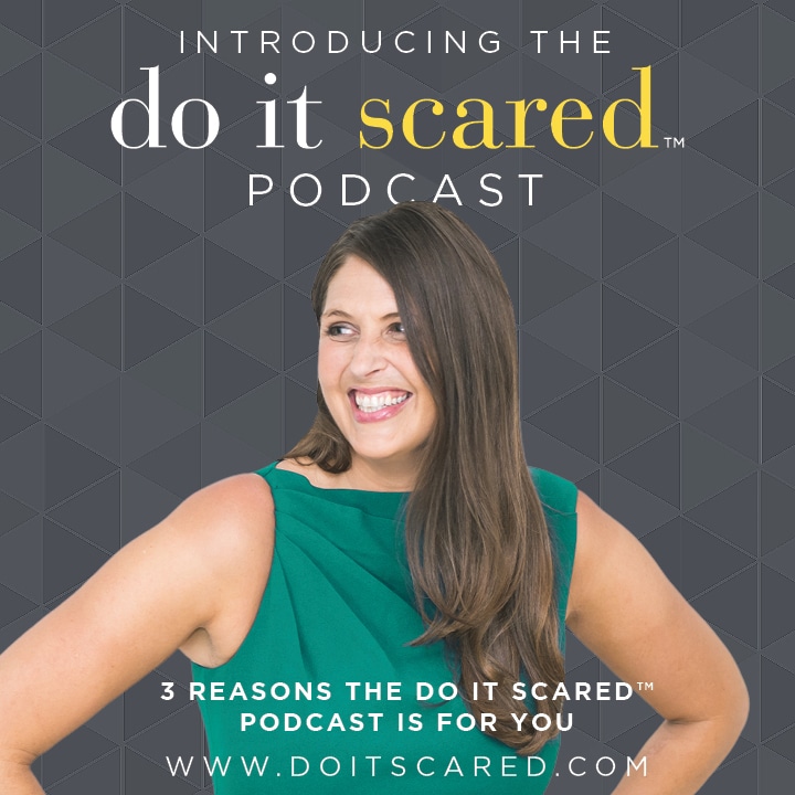 What would you do if fear no longer stood in your way? Courage is simply just action in the face of fear. Are YOU ready to join the #doitscaredmovement? Here's 3 reasons why you should subscribe! #doitscaredpodcast