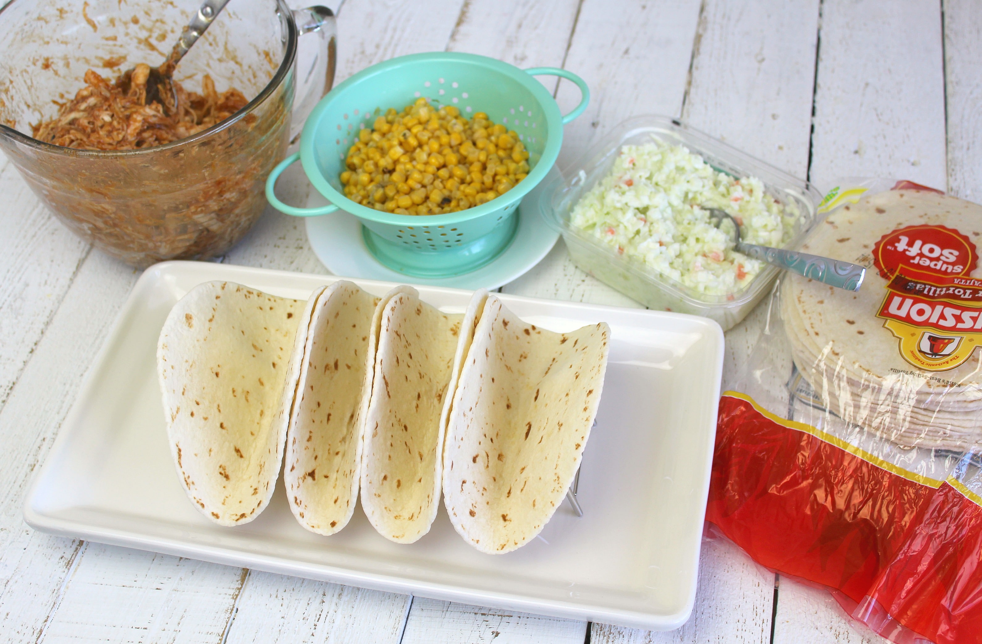 5 Ingredient Tacos time to assemble!