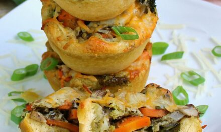 Roasted Veggie Cupcakes