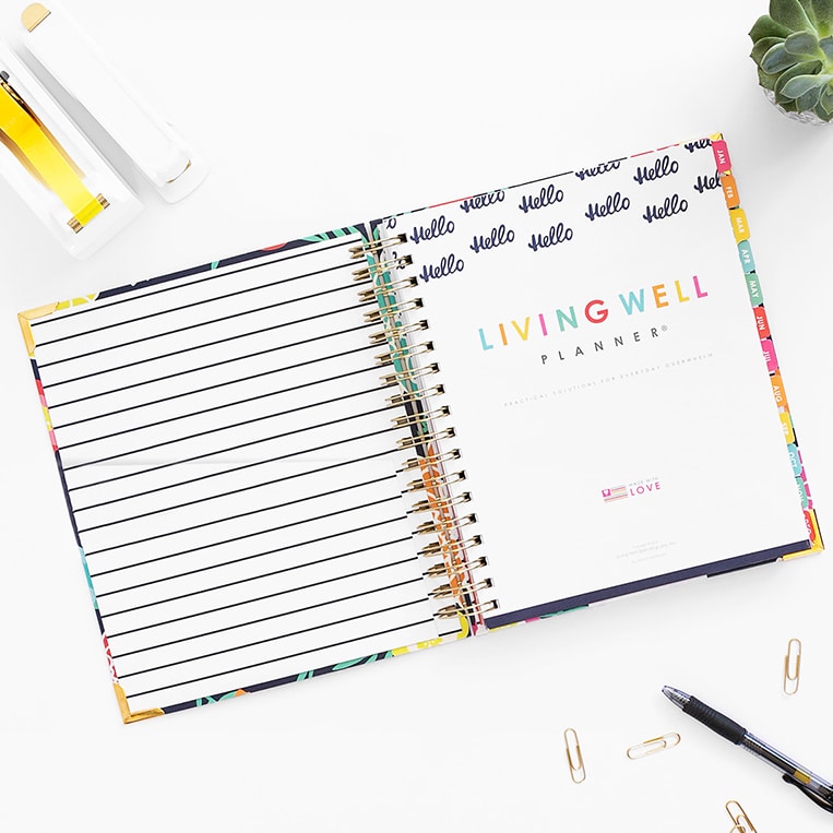 Our fresh new Living Well Planner® is now available for preorder, and we can't WAIT to share it with you! In fact, we are pretty sure our latest edition is going to knock your socks off! Keep reading to find out more about what the next generation of the life-changing Living Well Planner® will include, how you can get your hands on one, and how you can take advantage of our lowest price of the entire year (plus get 2 AWESOME free gifts with your purchase!)