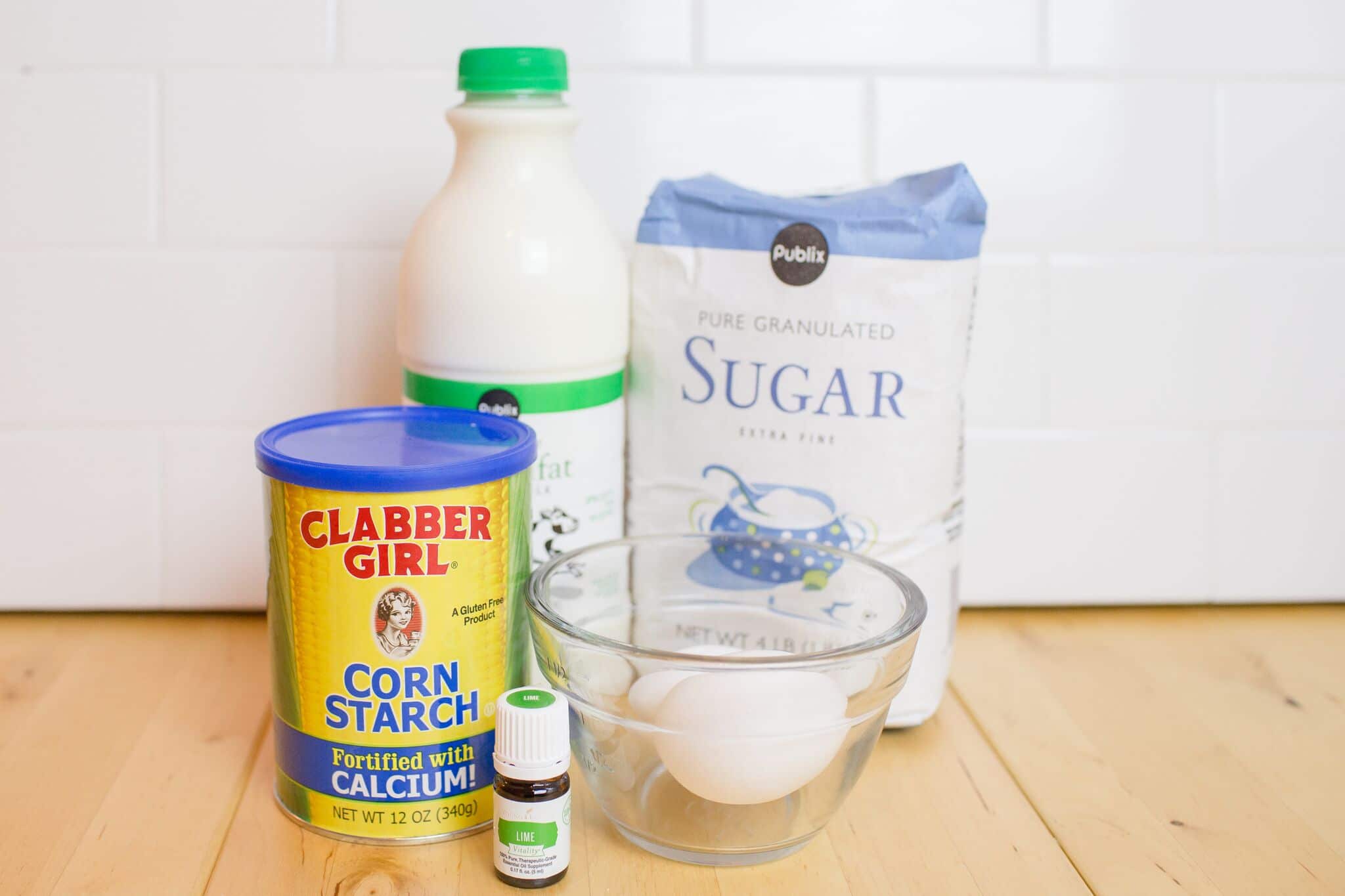 These simple ingredients are all you need for this delicious key lime pie custard