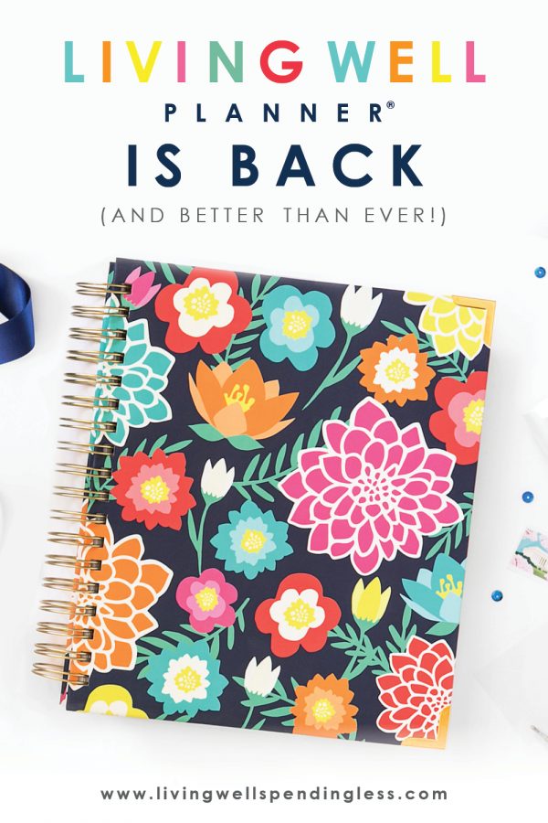 Our fresh new Living Well Planner® is now available and we can't WAIT to share it with you! In fact, we are pretty sure our latest edition is going to knock your socks off! Keep reading to find out more about what the next generation of the life-changing Living Well Planner® will include, and how you can get your hands on one!