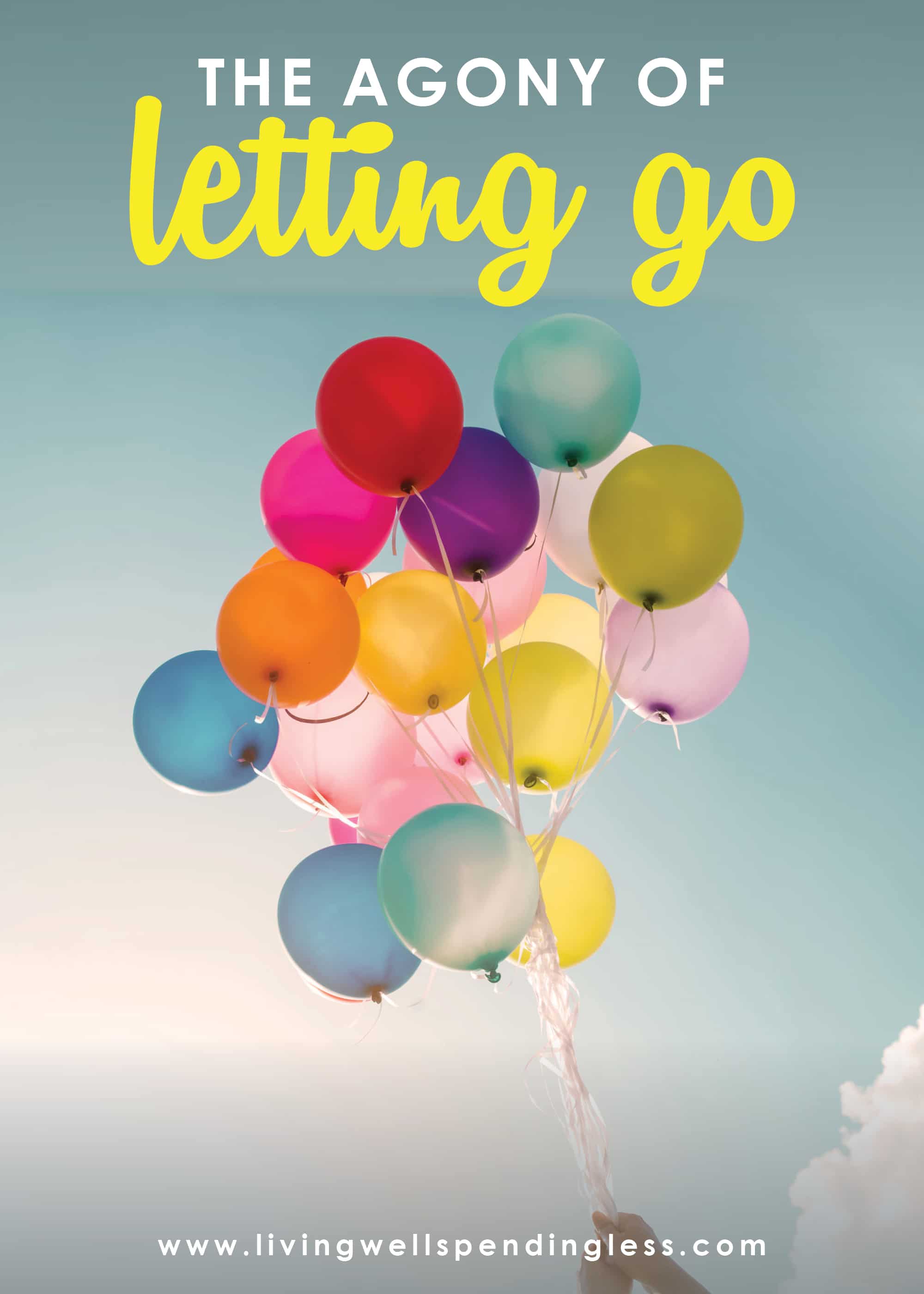 As parents, letting go can be so hard! Our kids need us to be there for them, but they also need us to prepare them for life without them. Don't miss this post that shares how to cope with the agony of letting go. #parenting #parents #raisingchildren #livingwellspendingless #ruthsoukup