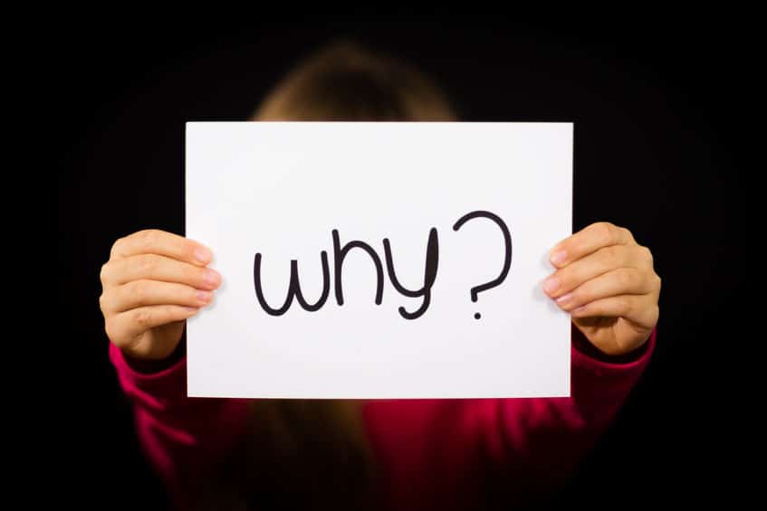 Once you figure out what your purpose in life is remember to ask yourself, why? 