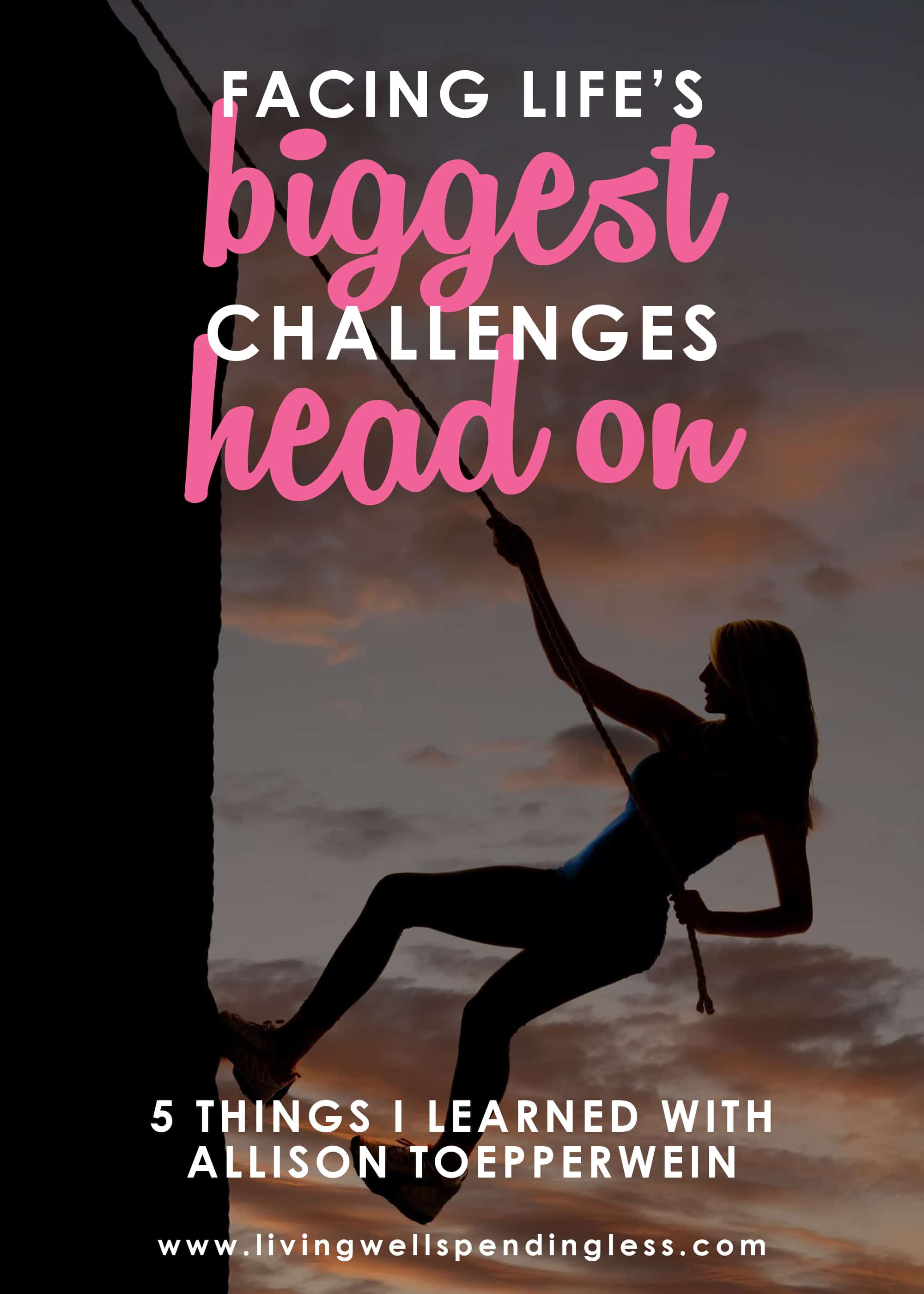 What do you do when you’re faced with overwhelming obstacles? Allison Toepperwein chose to face her challenges head-on. Now a fearless American Ninja Warrior, Allison is truly an inspiration. Learn how she encounters incredibly hard challenges daily and continues to defy the odds in this post. #livingwellspendingless #doitscaredpodcast #americanninjawarrior #allisontoepperwein #ruthsoukup #inspiration #motivation