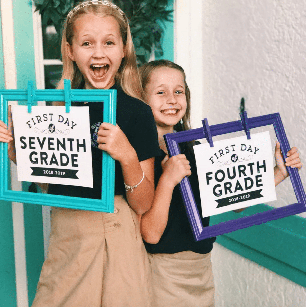 The first day of school is a big deal no matter what grade. 