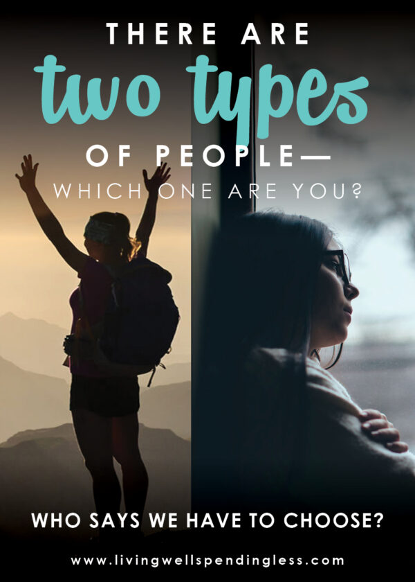 I’ve heard it said that there are two types of people in the world—those who set goals and go after them, and those who just sit at home and let life pass them by. Which one are you? #livingwellspendingless #motivation #followyourdreams #thinkbig