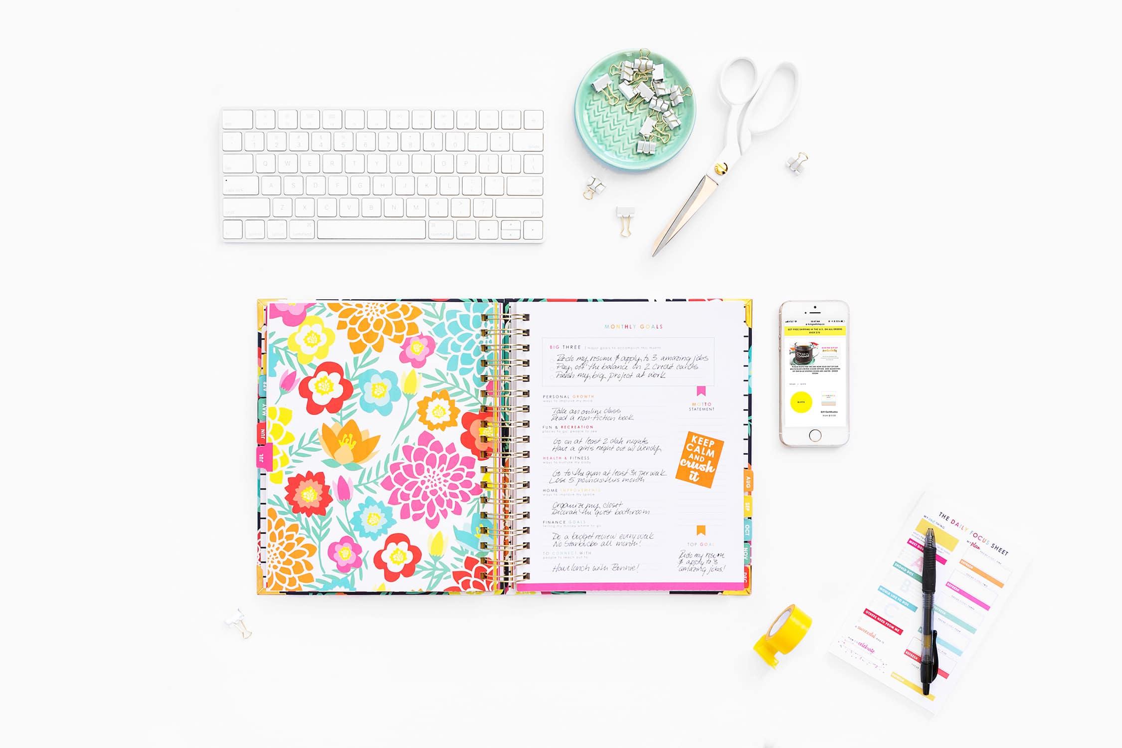 The Living Well Planner is your best friend and best tool to achieving your goals