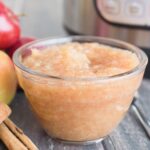 Looking for a healthy snack that satisfies your dessert cravings? This Instant Pot apple sauce recipe has just 2 ingredients, tastes like apple pie, and comes together in less than 30 minutes! #livingwellspendingless #foodmadesimple #recipes #instantpot #instantpotrecipes #easydesserts