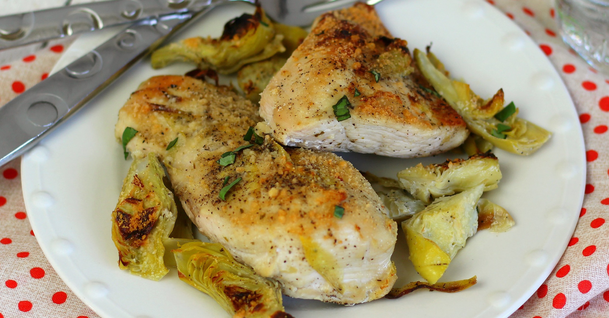 One Pan Chicken & Artichokes Easy 5Ingredient Chicken Recipe