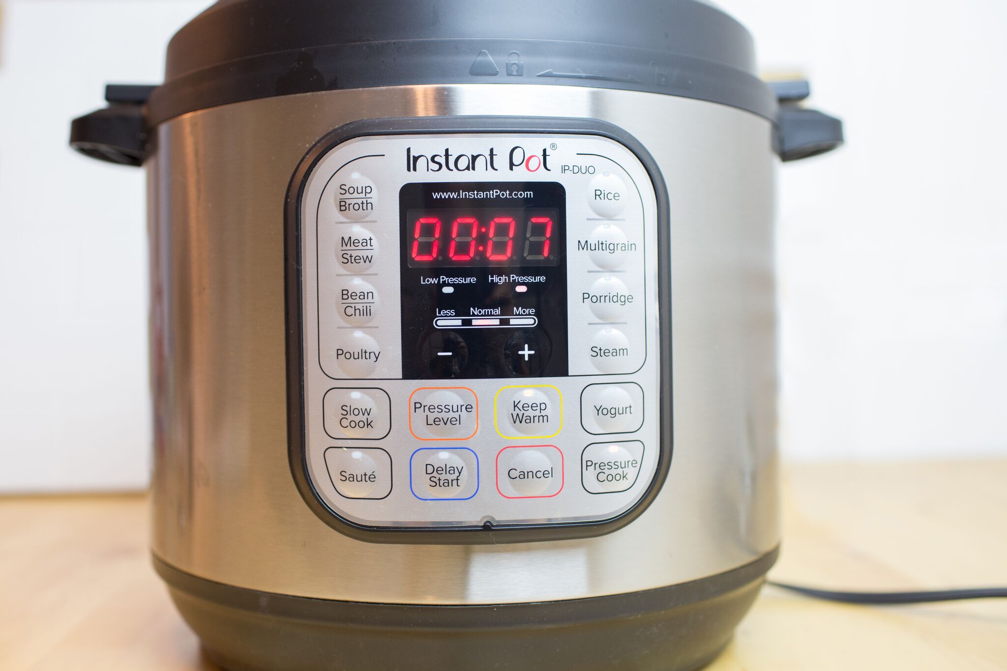 Secure lid on Instant Pot and cook apples on high pressure for 7 minutes.